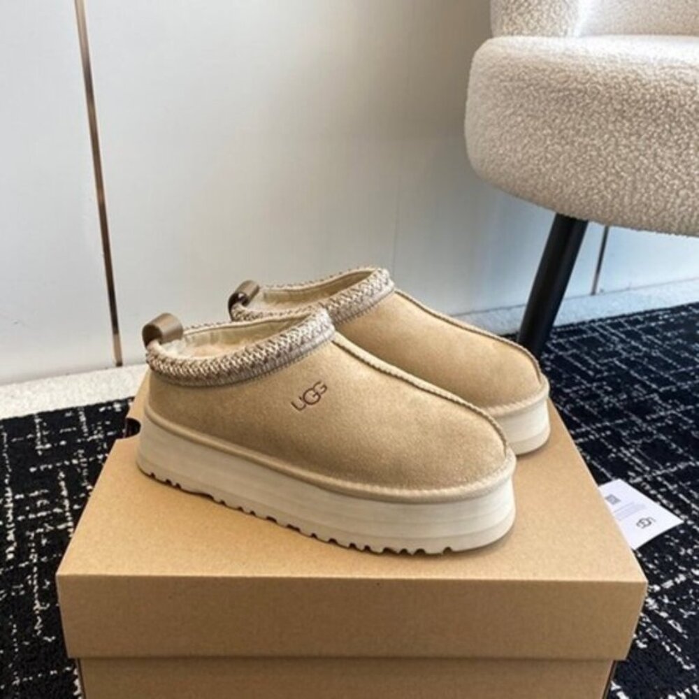 UGG Tazz Platform Slipper Mustard Seed